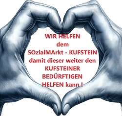 WIR HELFEN DEM SOzialMArkt KUFSTEIN