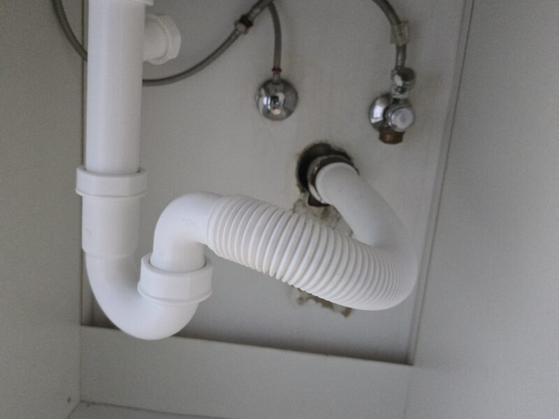 Mit Endoskope Anschauen oder Abfluß frei machen.